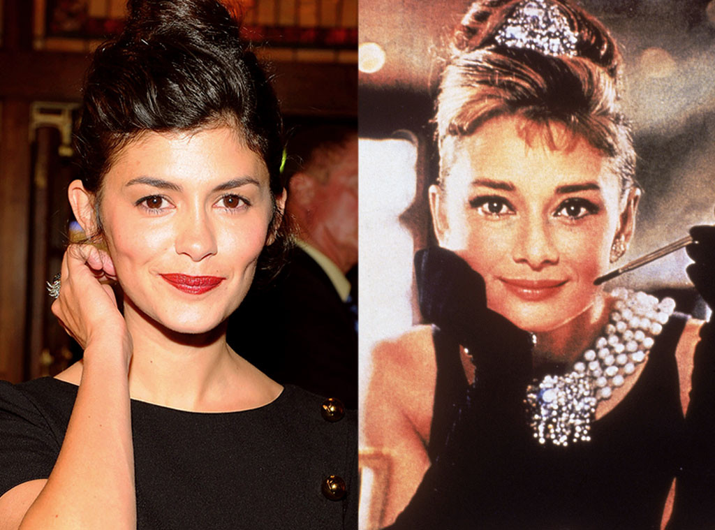 Audrey Tautou & Audrey Hepburn