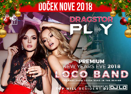 Docek Nove godine Beograd 2018 Splav Play