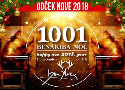 Docek Nove godine Beograd 2018 Klub Ben Akiba