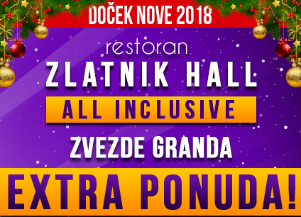 Docek Nove godine Beograd 2018 Restoran Zlatnik Hall