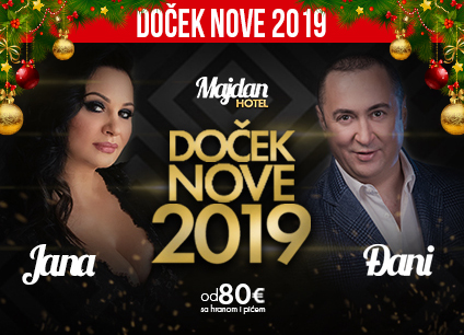 Docek Nove godine 2019 Hotel Majdan