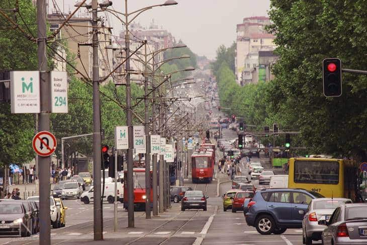saobracaj na ulicama beograda