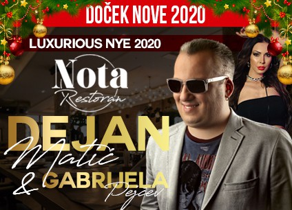 Docek Nove godine 2020 Beograd Garni hotel Nota baner