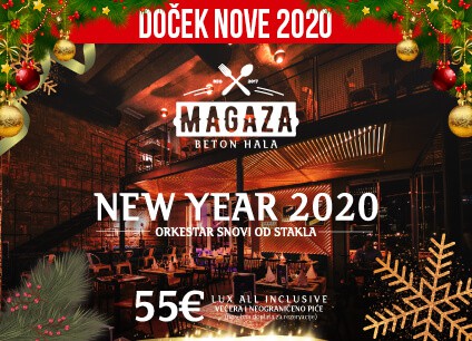 Docek Nove godine 2020 Beograd Restoran Magaza baner