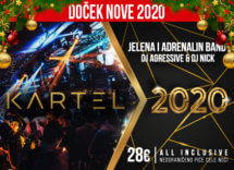 Docek Nove godine 2020 Beograd Splav Kartel baner
