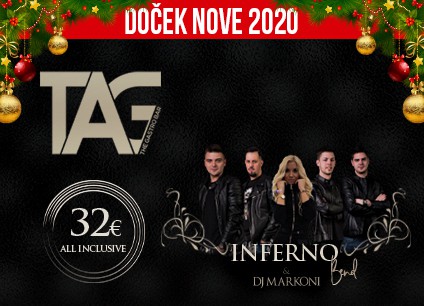 Docek Nove godine 2020 Beograd Splav Tag baner
