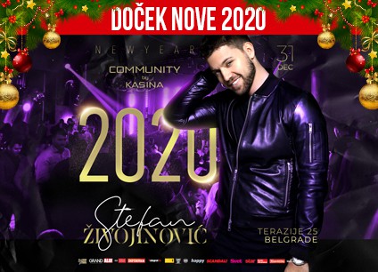 Docek Nove godine Beograd 2020 Klub Kasina baner
