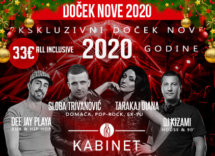 Docek Nove godine 2020 Beograd Klub Kabinet baner