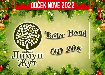 Kafana Limun Žut doček Nove godine 2022 Beograd