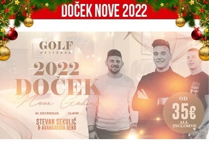 Restoran Golf doček Nove godine 2022 Beograd