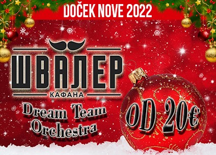 Kafana Švaler doček Nove godine 2022 Beograd