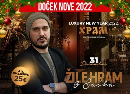 Klub Hram doček Nove godine 2022 Beograd