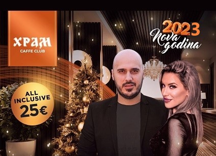 Klub Hram doček Nove godine 2023 Beograd