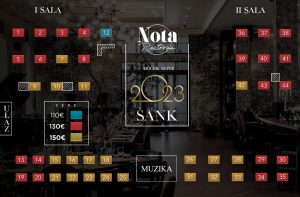 Hotel Nota doček Nove godine 2023 Beograd