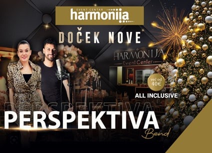 Event centar Harmonija doček Nove godine 2023 Beograd