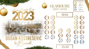Glamoure Event Centar doček Nove godine 2023 Beograd