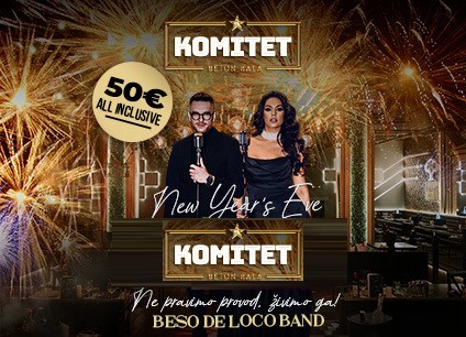 Klub Komitet doček Nove godine 2024 Beograd
