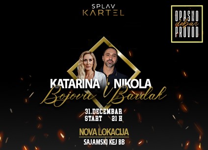 Splav Kartel doček Nove godine 2024 Beograd