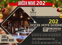 Etno restoran Žrnov Avala doček Nove godine 2024 Beograd