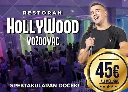 Svečana sala Inter Hollywood Voždovac doček Nove godine 2024 Beograd