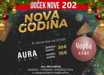 Čorba kafe doček Nove godine 2024 Beograd