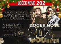Klub Ambasada doček Nove godine 2024 Beograd