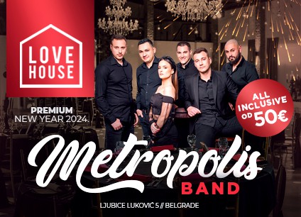 Love House doček Nove godine 2024 Beograd