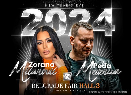 Belgrade Fair Hall 3 doček Nove godine 2024 Beograd