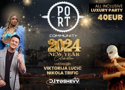 Splav Port by Community doček Nove godine 2024 Beograd