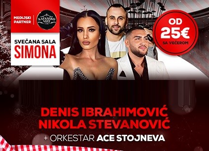 Svečana sala Simona doček Nove godine 2024 Beograd