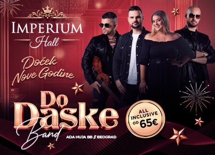 Imperium Hall doček Nove godine 2026 Beograd