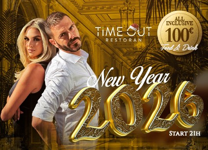 Restoran Time Out doček Nove godine 2026 Beograd