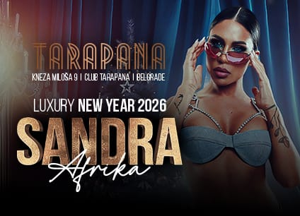 Tarapana Sandra Afrika doček Nove godine 2026 Beograd