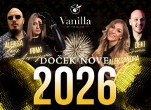 Restoran Vanilla Ada Ciganlija doček Nove godine 2026 Beograd