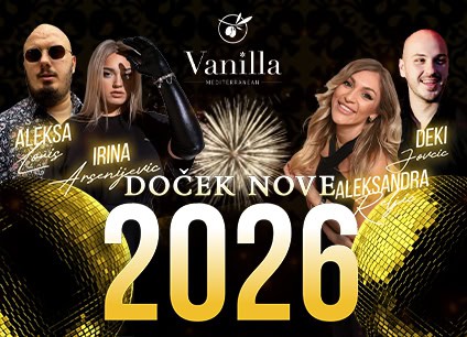 Restoran Vanilla Ada Ciganlija doček Nove godine 2026 Beograd