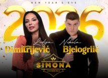 Simona Batajnica doček Nove godine 2026 Beograd