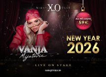 Klub X.O doček Nove godine 2026 Beograd Vanja Mijatović