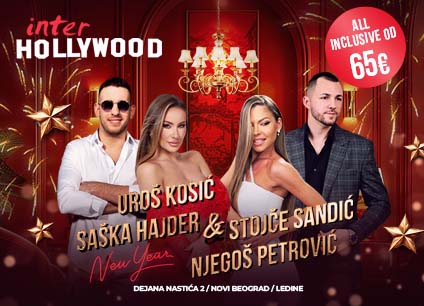 Inter Hollywood Ledine doček Nove godine 2026 Beograd